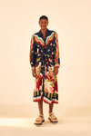 Farm Rio Tropical Graphic Shirt Dress