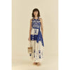 Farm Rio Peixe do Rio Embroidered Maxi Dress