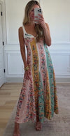Christian Lecroix Floral Stripes Dress