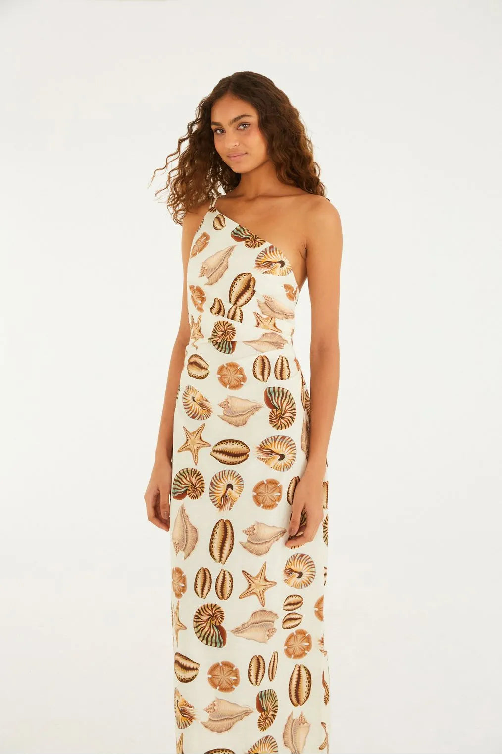farm rio one shoulder dress Ruffled Maxi Crafted in a delicate knit Farm Rio Dress Womens Large