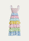 Alix of Bohemia Club Tropical Ruffle Dress