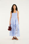 Farm Rio Aquaflora Richelieu Maxi Dress