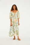 Farm Rio Paisagem Rio Long Sleeve Maxi Dress