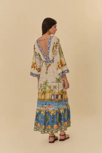 farm rio amazonia printed maxi dress Farm Rio Amazonia Forest Maxi Dress - Multi