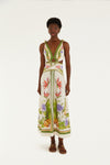 Farm Rio Sand Tropical Scarf Dress