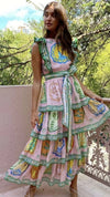 Alemais Porcelain Frill Dress