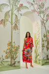 Farm Rio Lucia One Shoulder Dress