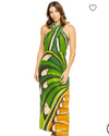 Farm Rio Toucan Tree Dress in Green Medium