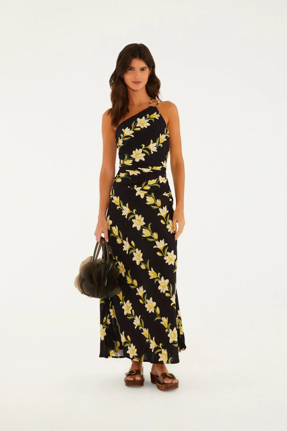 Colourful Farm Rio Nana one shoulder dress